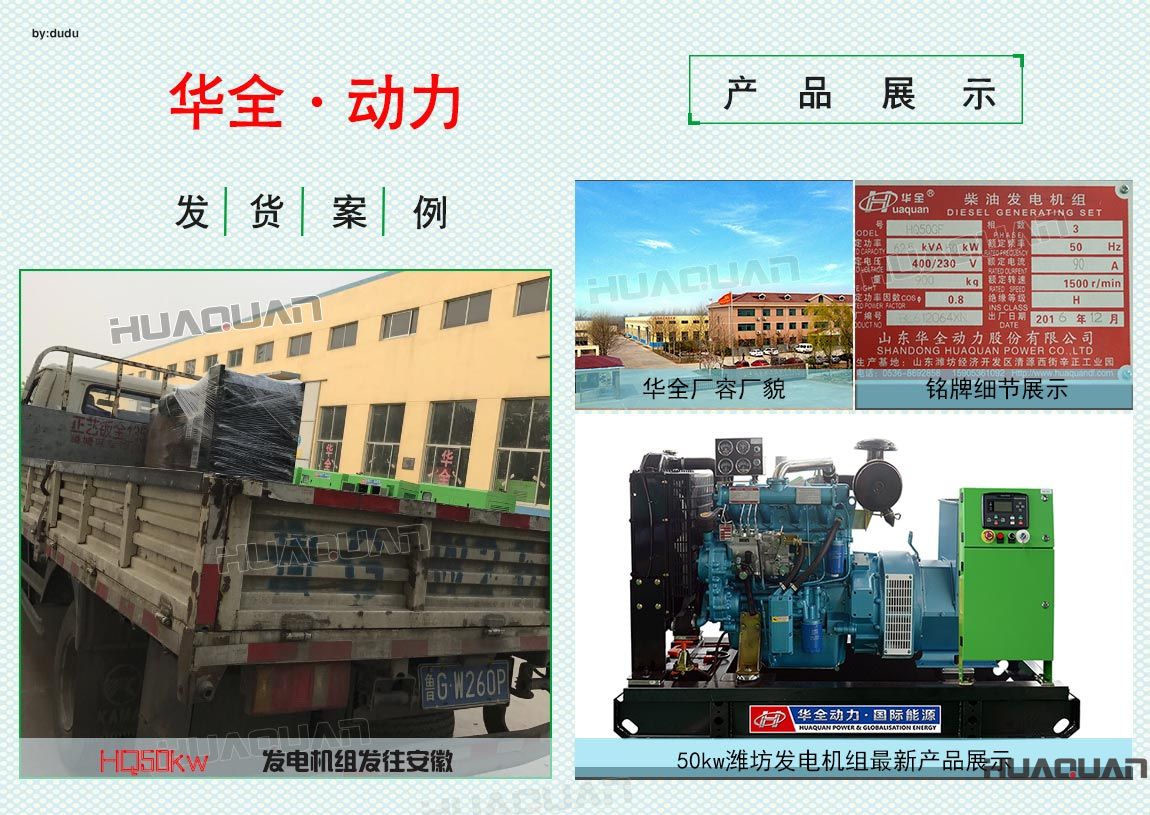安徽客戶50kw柴油發電機組于5月17日成功出廠