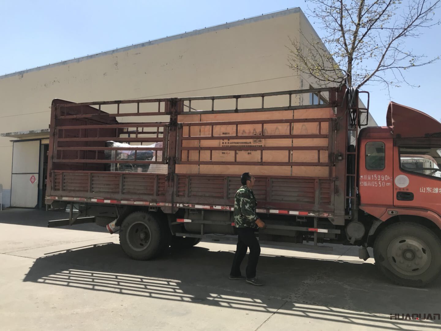 2018年4月10日華全動力500kw自動化柴油發電機組發往河北