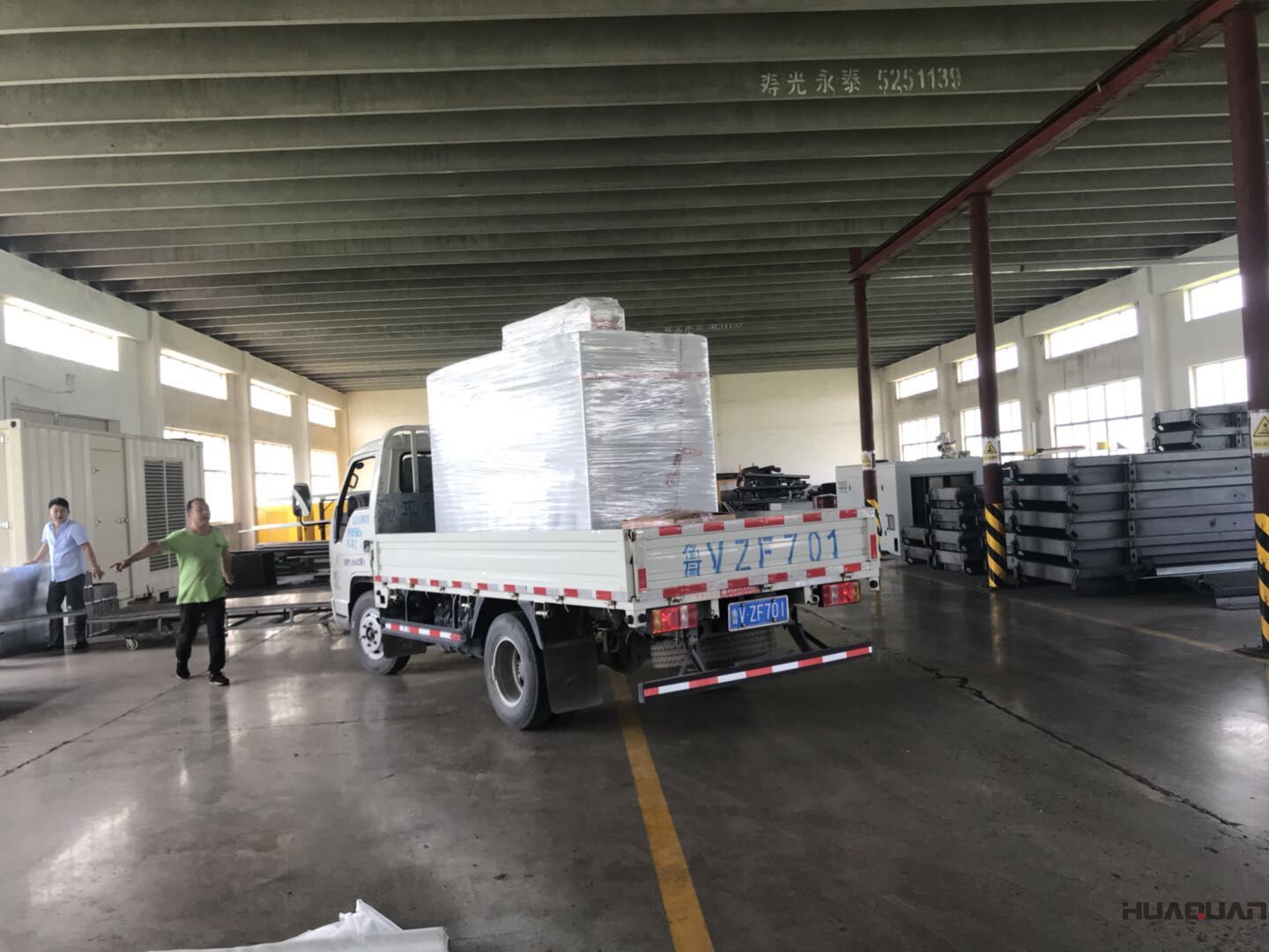 發(fā)貨了！7月19號(hào)一臺(tái)HQ100GF靜音箱型柴油發(fā)電機(jī)組以發(fā)往湖北