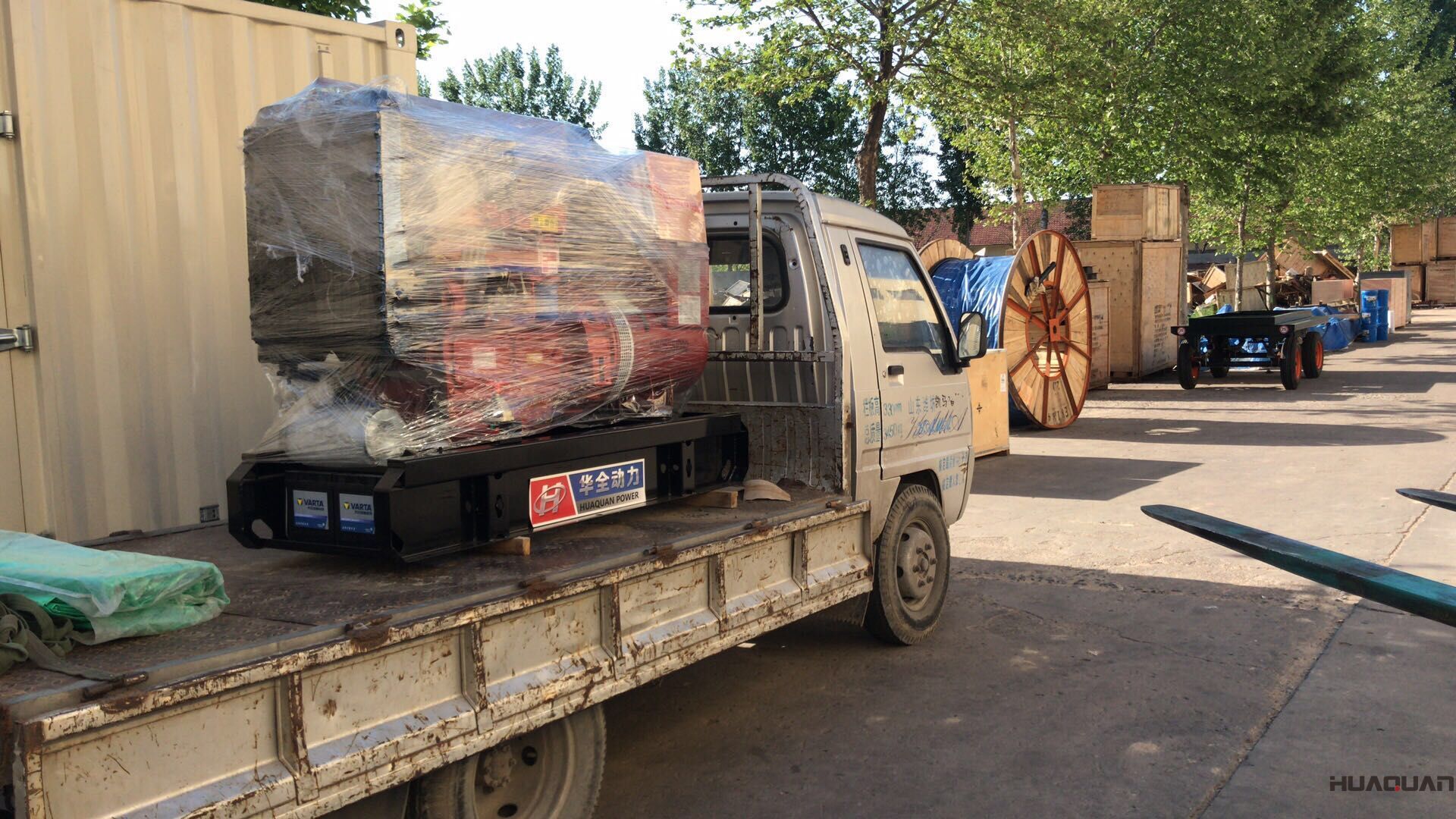 8月31日，一臺30kw標配柴油發電機組從華全動力順利發往安徽省