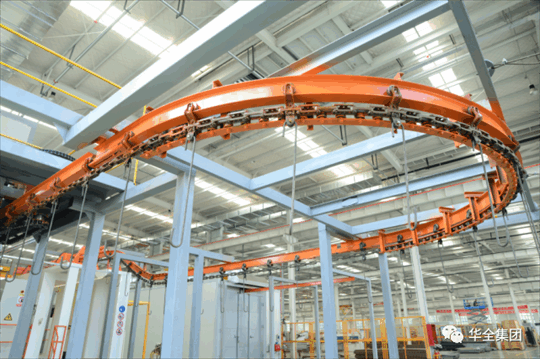 華全引進(jìn)全自動噴涂線