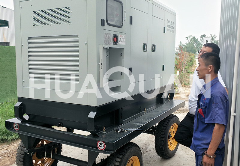 湖南張家界桑植縣瑞塔鋪鎮(zhèn)300kW移動式發(fā)電機組電站項目