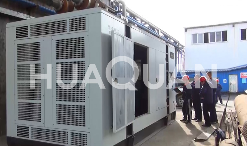 天津濱海新區寫字樓550kW發電機組電站項目