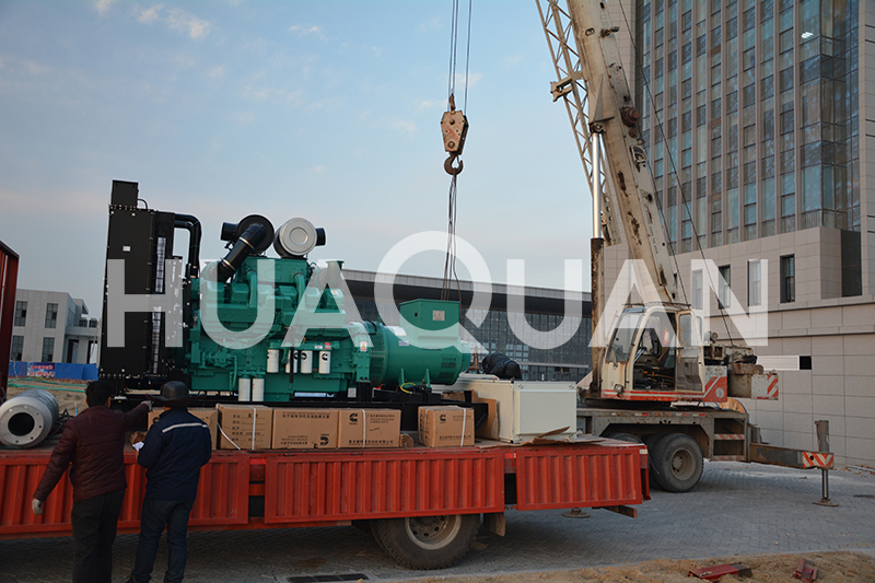 山東濟寧微山項目施工500kW發(fā)電機組電站項目