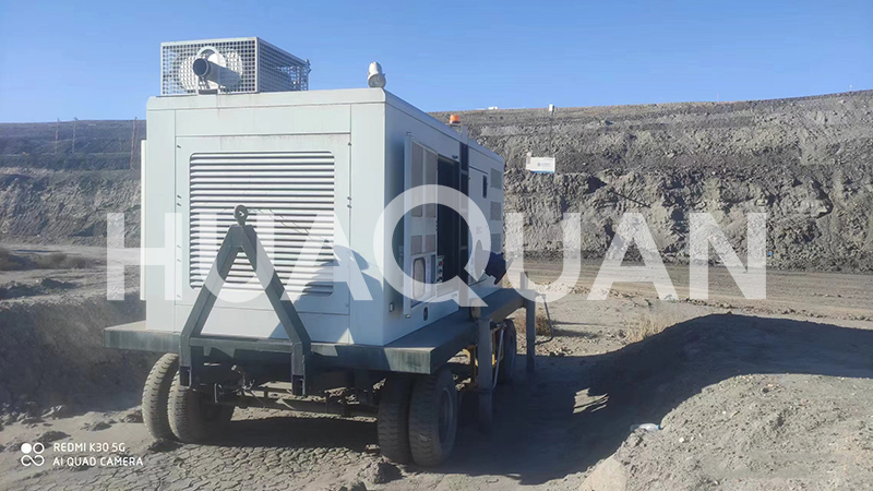 北京豐臺600kW移動式發電機組電站項目