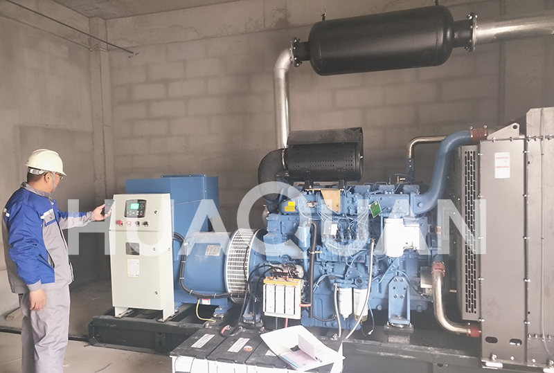 河北省平鄉某學校350kW發電機組電站項目